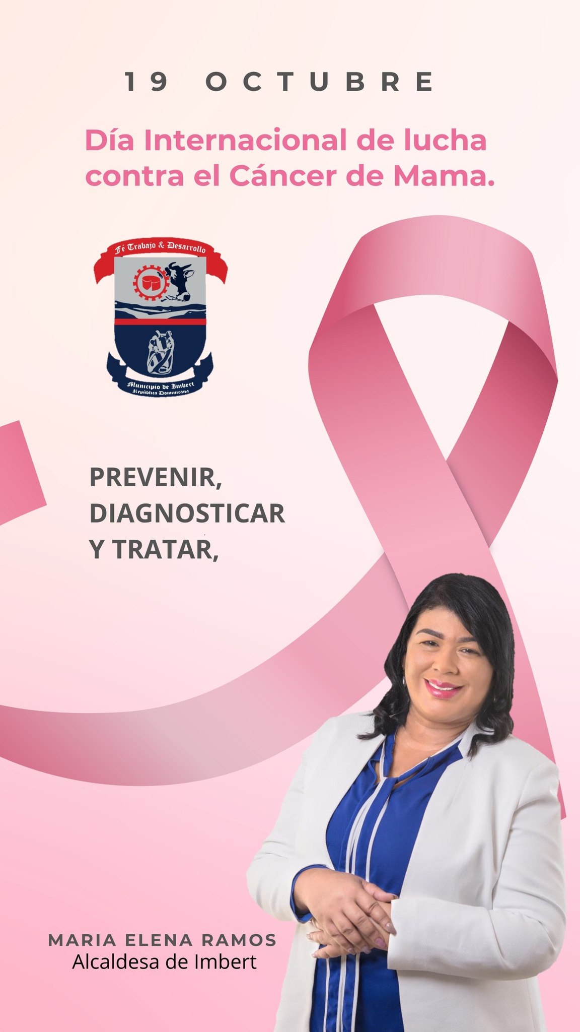 19 de Octubre, Dia internacional de Lucha contra el Cáncer de Mama.