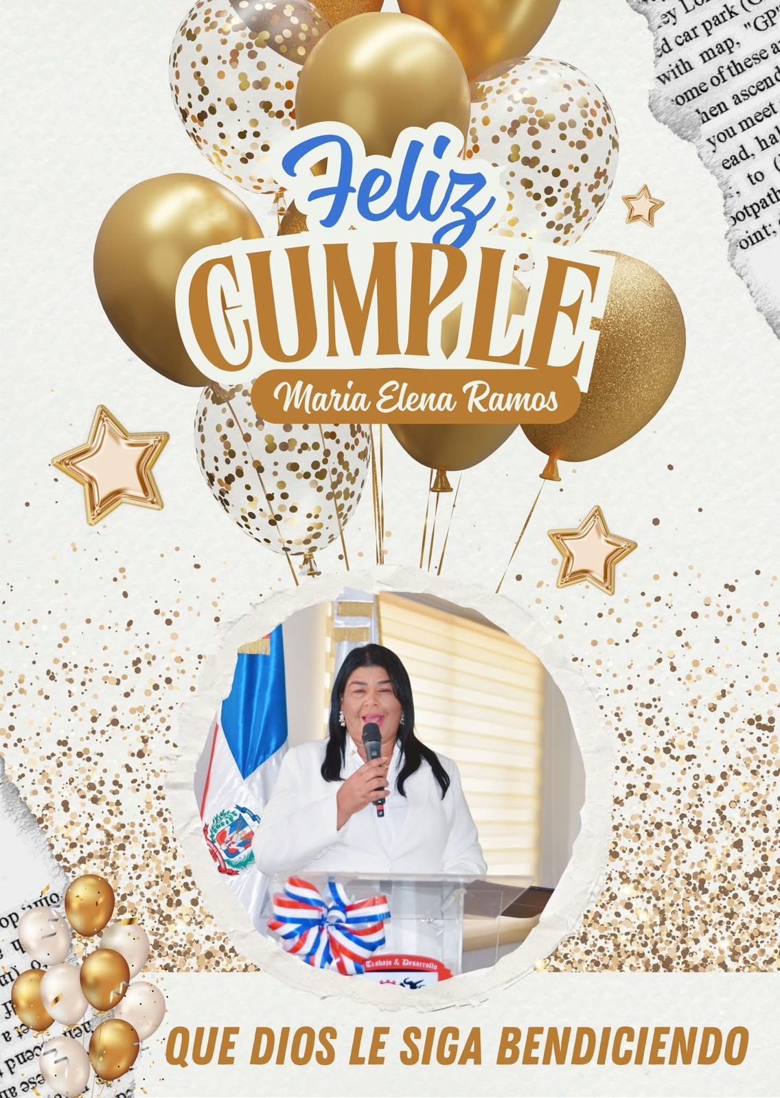 Ayuntamiento de Imbert Felicita a la Alcaldesa María Elena Ramos en su Día de Cumpleaños.