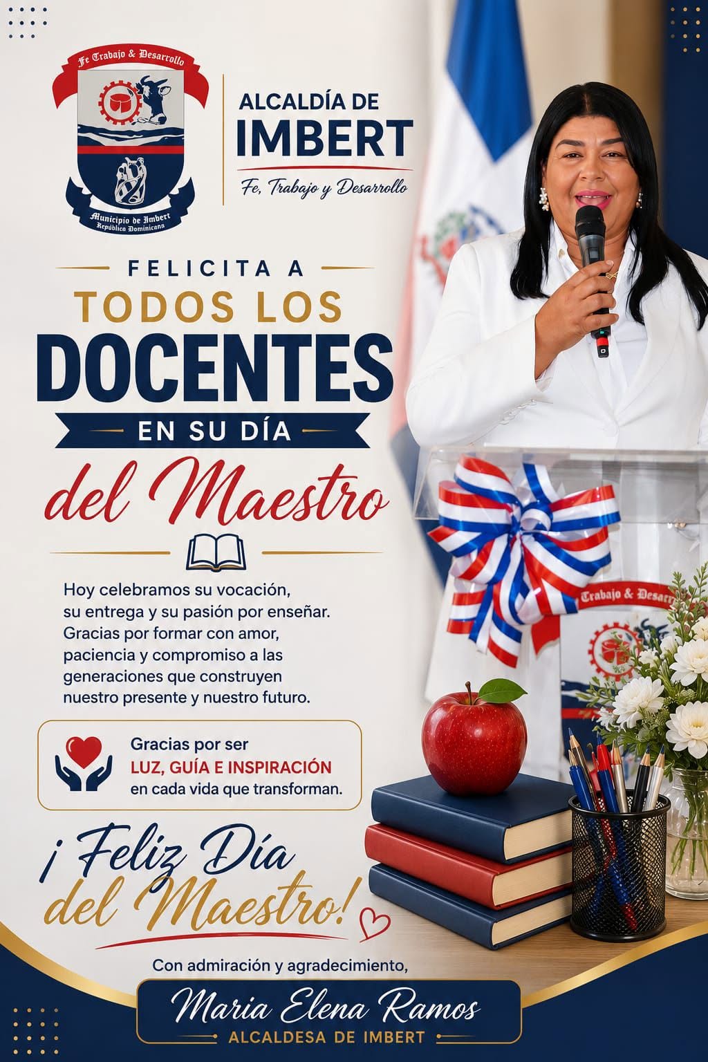 ¡Feliz Día del Maestro!